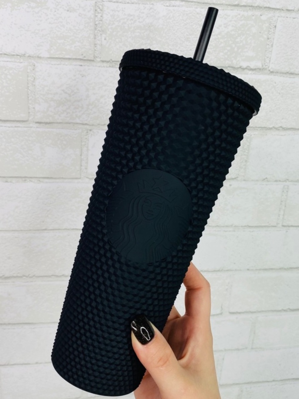 Starbucks Matte Black Studded Tumbler